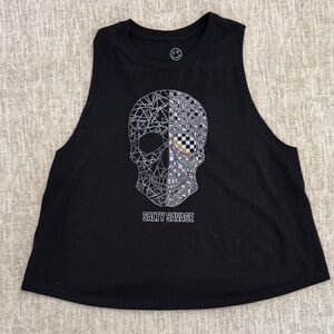 Salty Savage Cropped Muscle Tank